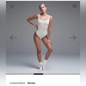 SKIMS Cotton Jersey Scoop Neck Bodysuit